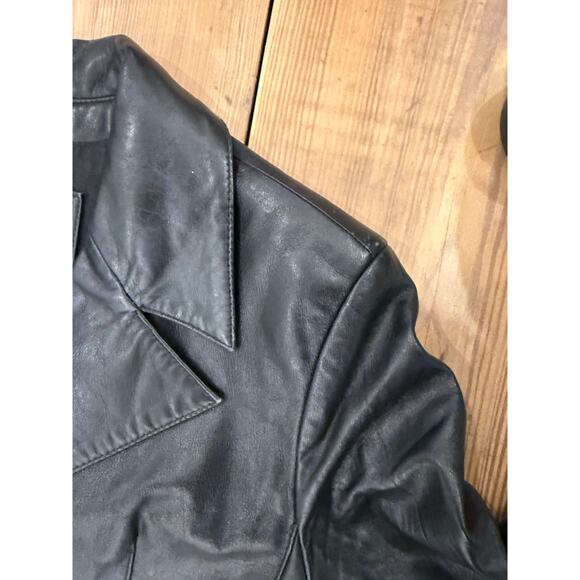Women’s Wilsons Leather Jacket Soft Medium Black - Picture 5 of 7
